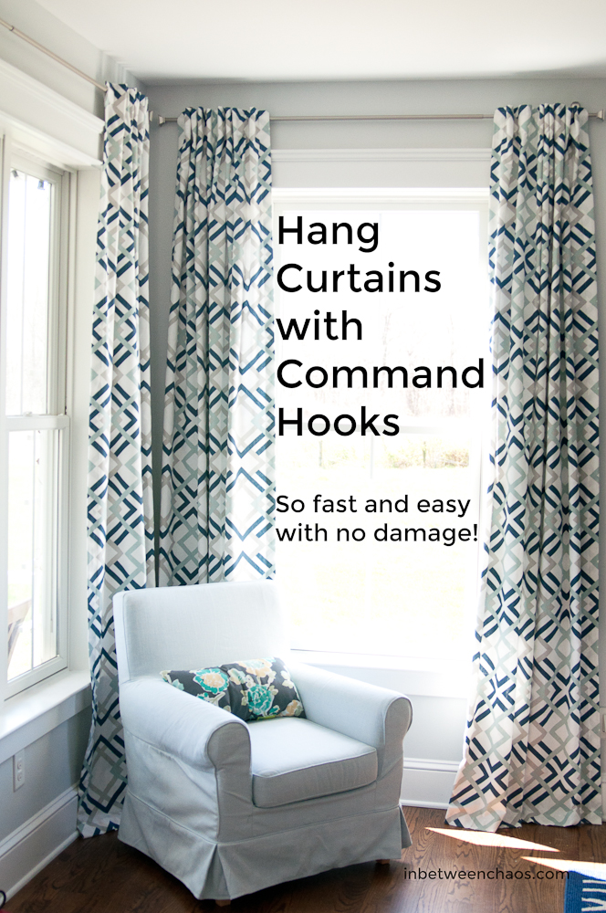 Hanging Curtain Rods With Command Hooks Target Curtain Rod