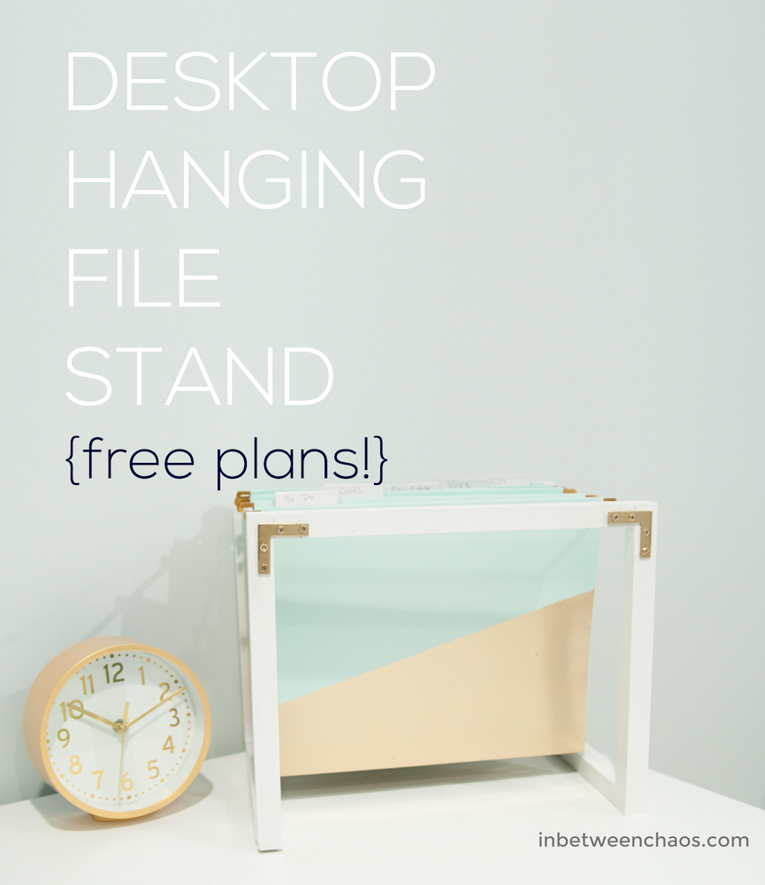 Desktop Hanging File Stand