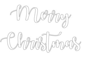 Merry Christmas Sign Template | inbetweenchaos.com